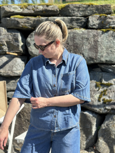 Milo Shirt Medium Blue Denim