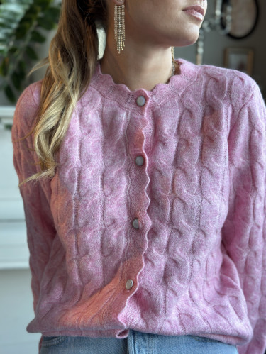 Bubera Cardigan Moonlite mauve
