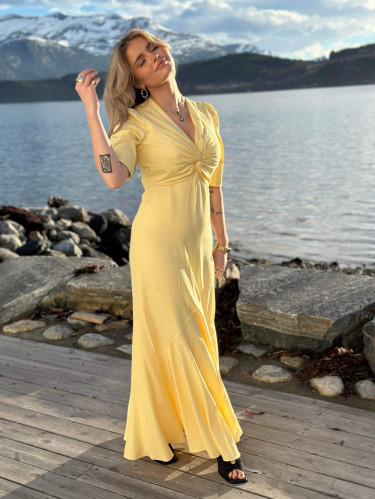 Paloma Dress Light Yellow