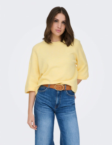 Simoni Knit Mellow Yellow Melange