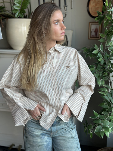 Atari Shirt Oat Stripe