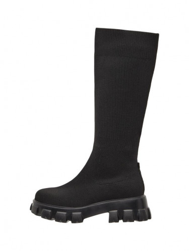 BIAPRIMA Knee High Sock Boot BLACK
