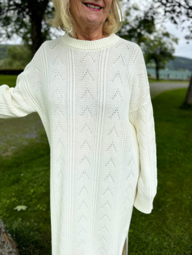 Serena Knit Dress White