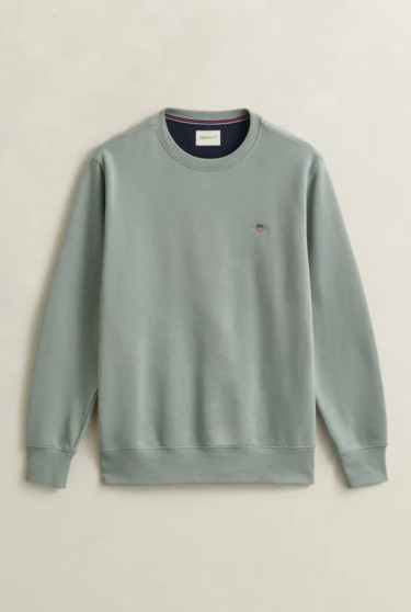 Reg Shield C-Neck Sweat Ceramic Grey