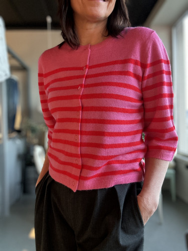 Viola SS Cardigan Wild Orchid