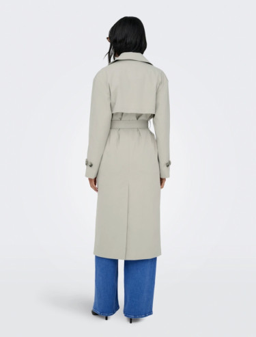 Disa Long Trenchcoat Island Fossil