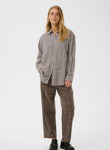 Samea Shirt Garnache Mini Check