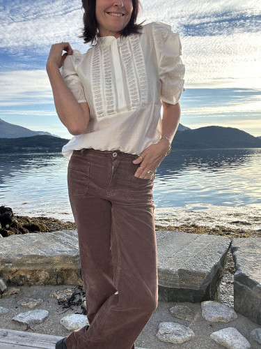 Annsofi Lull Blouse Off-white