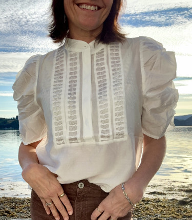 Annsofi Lull Blouse Off-white