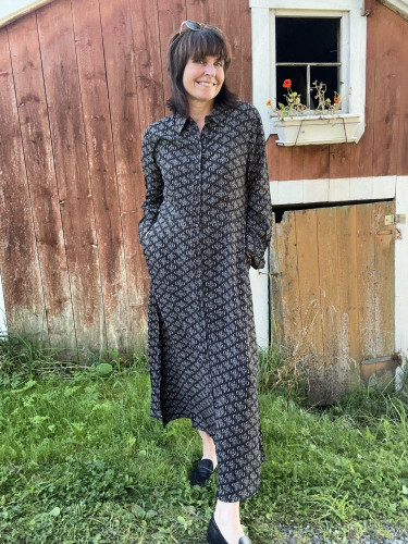Lovy Dress Black w Moonbeam