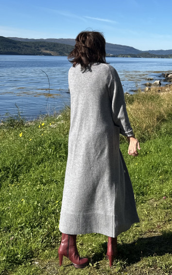 Gea Kaxy Cardigan Granite Melange