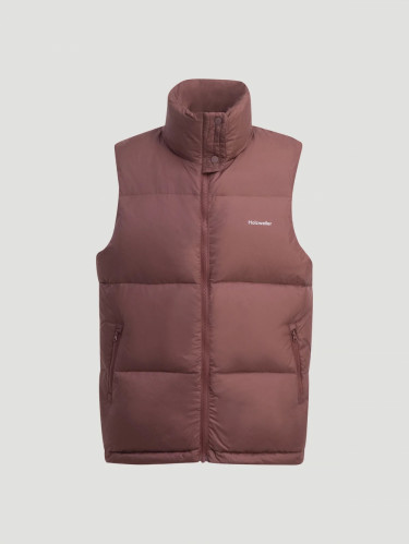 Ail Down Vest Burgundy Red