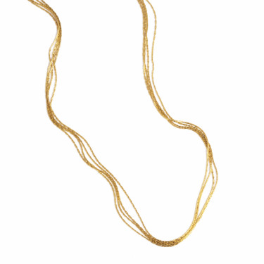 I Know Necklace Gold Tone Damli