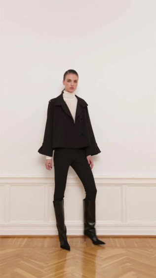 Avenue Trenchcoat Black