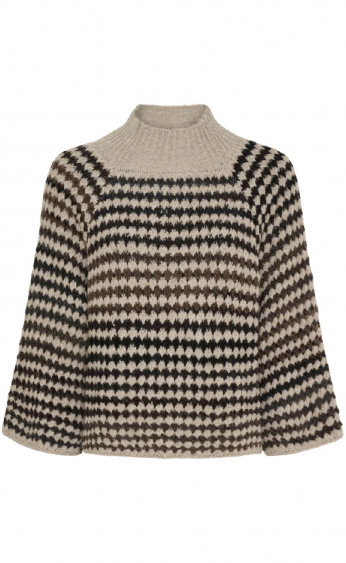 Fatima Knit Beige/Moro