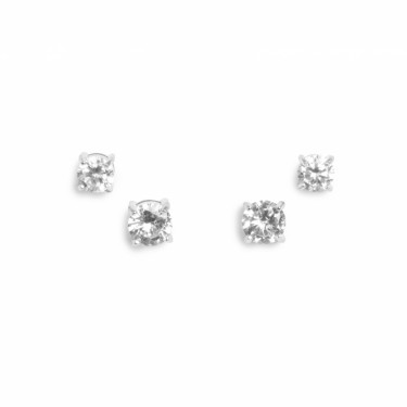Perfect World Earrings Silver Tone Damli