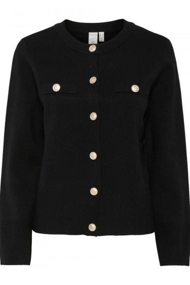Pimi LS Cardigan Black