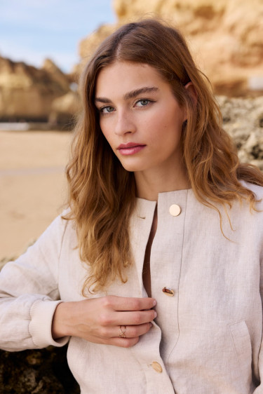 Elba Jacket Eggshell