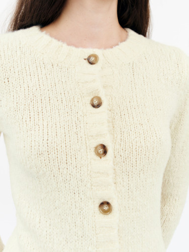 Ulaa Cardigan Cream White