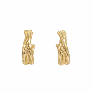 Sweet Fever Earrings Gold Tone Damli