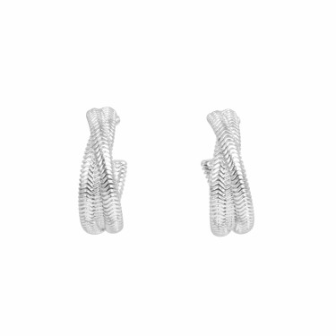 Sweet Fever Earrings Silver Tone Damli