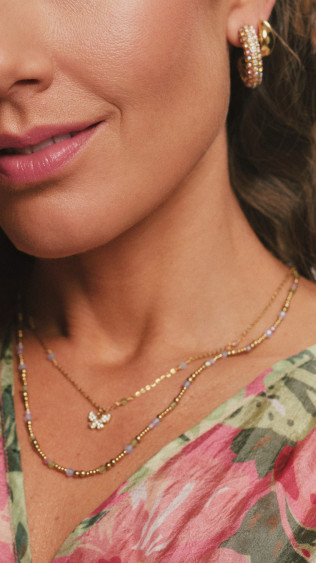 Meadow Necklace Gold Tone Damli