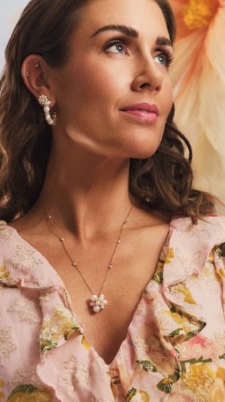 My Sunshine Earring Gold Tone Damli