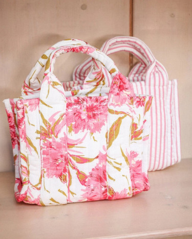 Tote Bag Small Pink Blossom