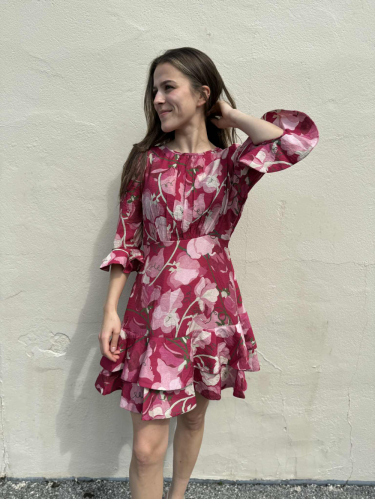 Viscose Mini Dress Amour
