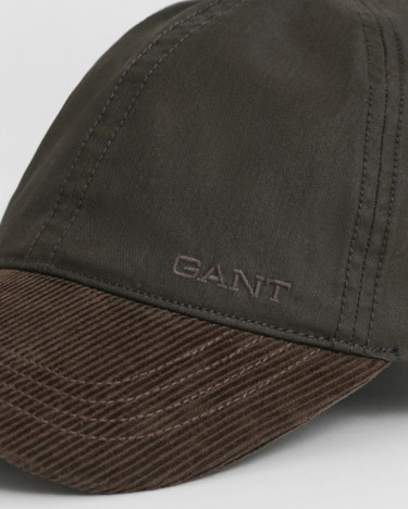 Waxed Cotton Cap Dark Sage