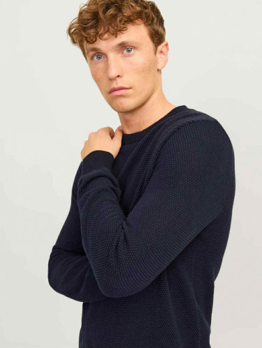 Globe Knit Crew Neck Mood Indigo