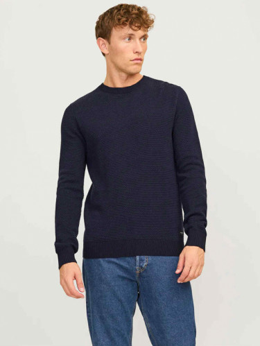 Globe Knit Crew Neck Mood Indigo