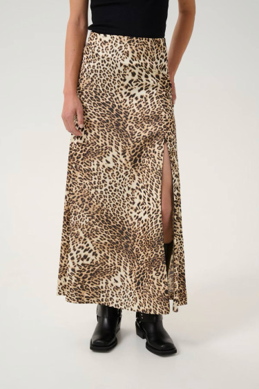 Leelo HW Skirt Light Leopard