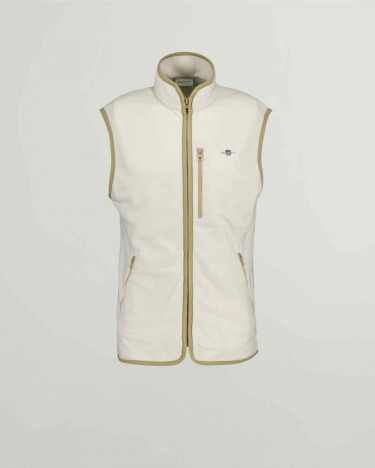 Micro Fleece Vest Cream