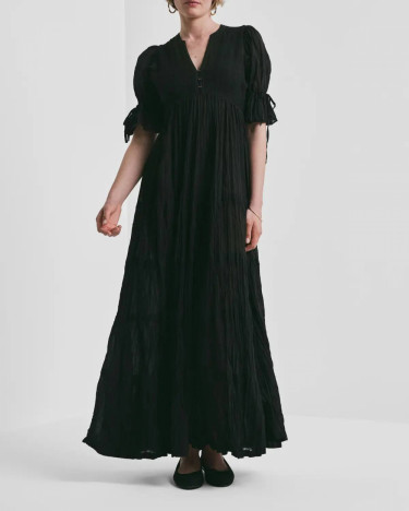 Bohemian Relaxed Dress Black