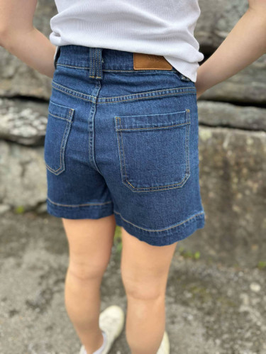 Nema Denim Shorts Medium Blue Denim