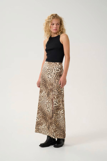 Leelo HW Skirt Light Leopard