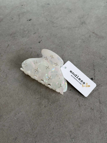 Hårklype mini marmor