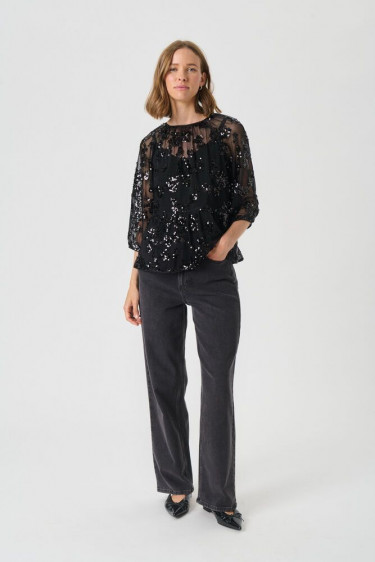 Vivan Sequins on Mesh