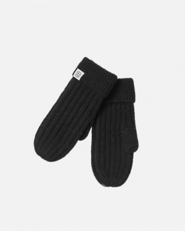 Hope Icon Mittens Black