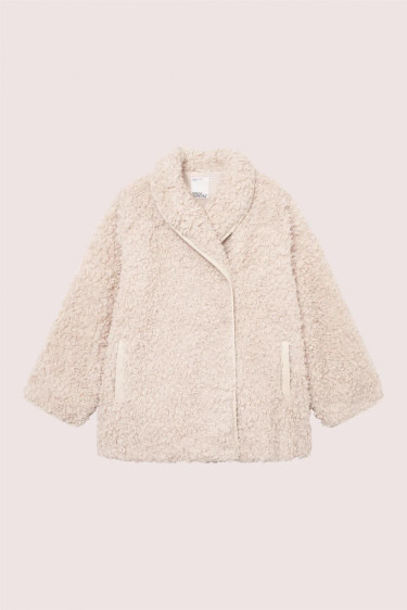 Muffe Coat Varm Sand