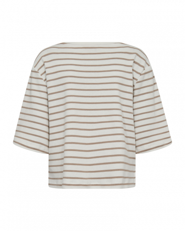 Mila Tee Star offwhite w/Taupe