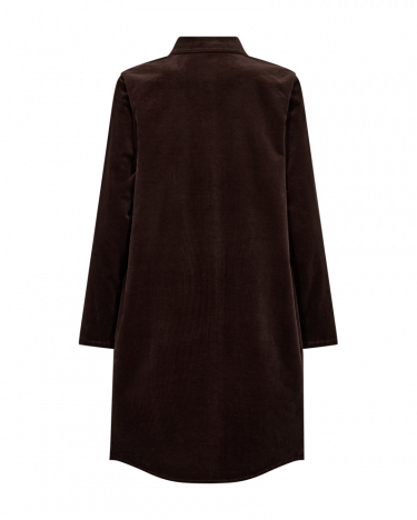 Cordy Dress Coffee Bean