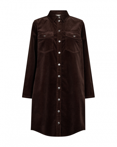 Cordy Dress Coffee Bean