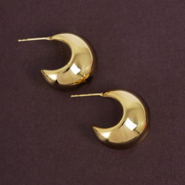 Earrings Boogie Nights Gold Tone Damli