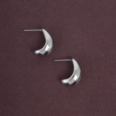 Earrings La Belle Steel Tone Damli