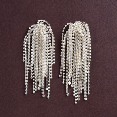 Earrings Le Freak Silver Tone Damli